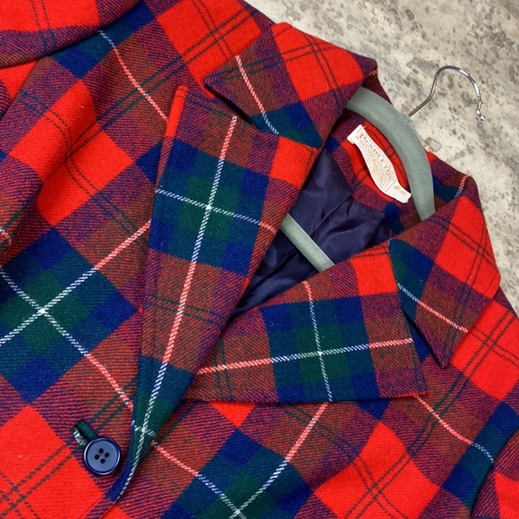 Vintage Pendleton Plaid Wool Brazer - Picture 3 of 9